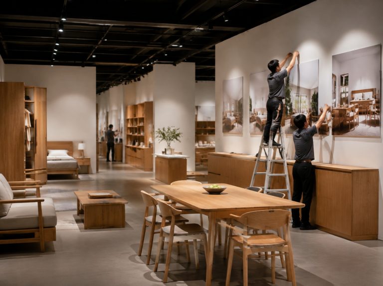 嵩明县企业展厅与文化墙设计施工
